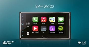 РАДИО PIONEER SPH-DA120 MirrorLink CarPlay 2xUSB