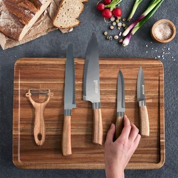 НАБОР ИЗ 4 КУХОННЫХ НОЖЕЙ + ОЧЕНЬ ОСТРЫЕ КУХОННЫЕ НОЖИ ОЧЕНЬ ОСТРЫЕ КУХОННЫЕ НОЖИ