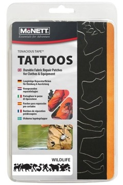 McNETT Tenacious Tattos łatki klejące naprawcze namiotu klej naprawy kurtek