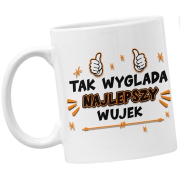 Kubek WUJEK na prezent dla wujka śmieszny urodziny