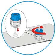 Поворотный уровень! выравнивание плитки, T BASES 2 мм
