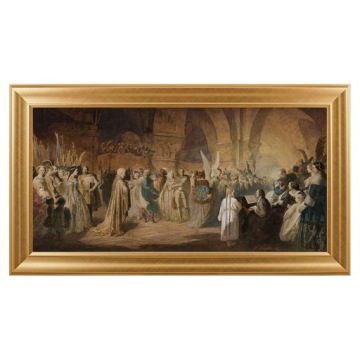 Бал Квятковского в отеле Lambert в Париже.