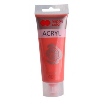 FARBA AKRYLOWA 75ML KORALOWY 40 HAPPY COLOR