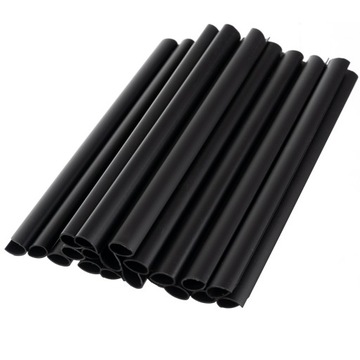 Лента для ограждения ограждения, черная 19смx35м 450г Клипсы 25