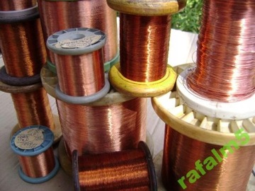 Drut płaski miedziany bednarka nawojowy DNE 5mm2