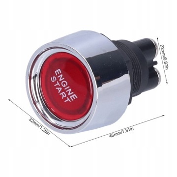 КНОПКА ЗАПУСКА/СТОПА ДВИГАТЕЛЯ, 12 В, ЗАМОК ЗАЖИГАНИЯ АВТОМОБИЛЯ, 50 А