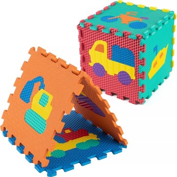 PUZZLE PIANKOWE MATA PODŁOGOWA EDUKACYJNA DLA DZIECI 10EL.
