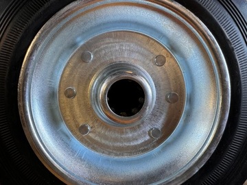 Колесо транспортной тележки металл и резина FI 200мм 20см 300кг