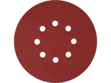 ДИСКИ НА ВЕЛКРО 150мм НАЧАСДОЧНАЯ БУМАГА 8 OT P180 50шт.