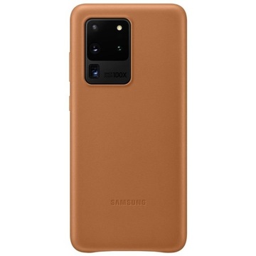 Etui Samsung Leather Cover Brązowe do S20 Ultra