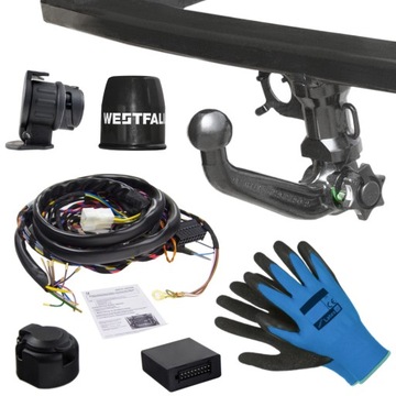Hak Holowniczy WYPINANY VW Passat B6 3C Sedan 05-10 Wiązka DEDYKOWANA 13PIN