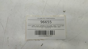 SENZOR PDC PARKOVÁNÍ OPEL ANTARA 0263003966