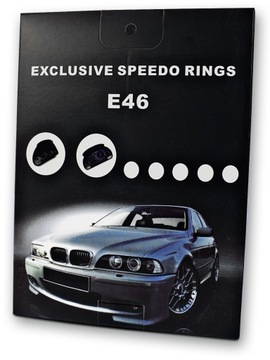 BMW E46 ХРОМИРОВАННАЯ РАМА КОЛЬЦА ЧАСЫ СЧЕТЧИК ЧАСОВ