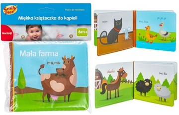 Smily Play MIĘKKA KSIĄŻECZKA do kąpieli MAŁA FARMA