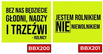 Светоотражающий жилет Без нас вы будете голодны Протест фермеров Размер L