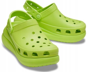 crocs damskie chodaki na platformie classic crush lekkie wysokie 39-40 W9