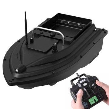 Лодка для прикормки Lixada 1 отделение GPS Черный 1200 Mah