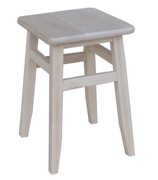 TABORET DREWNIANY KUCHENNY PROSTY C BUKOWY