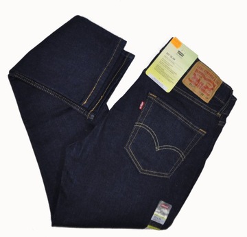 JEANSY SPODNIE LEVIS 511-1042 GRANATOWE W33 L32 PAS 88