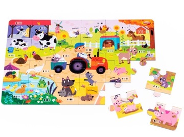 DUMEL MÓWIĄCY ROBOT EDUKACYJNE PUZZLE DŹWIĘKOWE - PIOSENKI, GRY, ZGADYWANKI