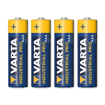 4x Bateria Varta Industrial Pro AAA LR03 R03 Alk