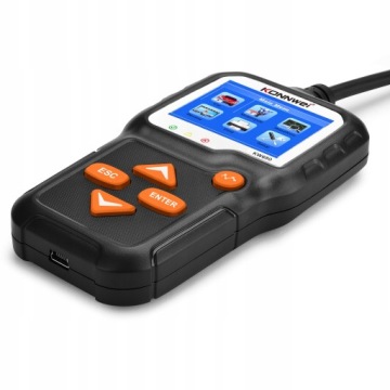 KONNWEI KW650 ТЕСТЕР АККУМУЛЯТОРА 6В 12В НА ПОЛЬСКОМ ЯЗЫКЕ