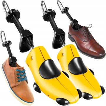 Прямо для растяжения обуви Регулируемые правила 40-47 2 штуки + наложения