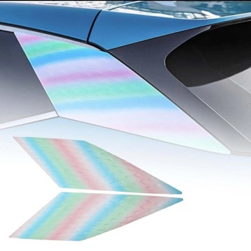 2 шт. наклейки с треугольными накладками на боковые окна для Byd Atto 3 Yuan Plus