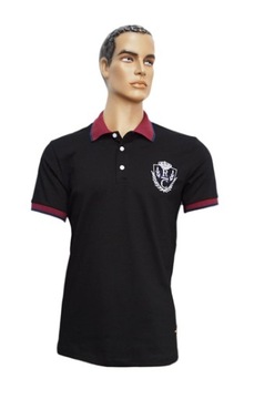 Koszulka Polo B166 wzór 5 - Czarny, XXL