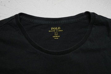 Ralph Lauren Polo koszulka basic tee logo czarna crewneck L