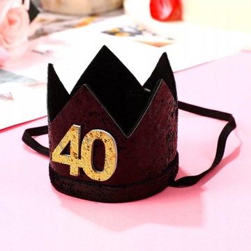 Crown Birthday Hat Men Gifts Męskie czapki