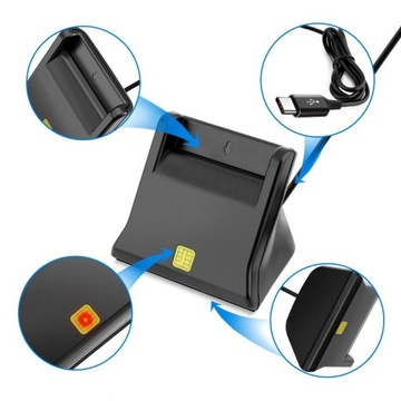Устройство считывания карт драйверов USB-C для телефона с ПРОГРАММОЙ