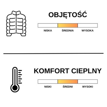 KURTKA ZIMOWA MĘSKA 4F PIKOWANA CIEPŁA ZE STÓJKĄ