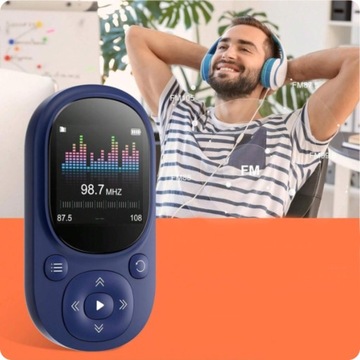 МУЗЫКАЛЬНЫЙ MP3-ПЛЕЕР BLUETOOTH FM-РАДИО 64 ГБ ПОРТАТИВНАЯ АУДИОКНИГА НАУШНИКИ