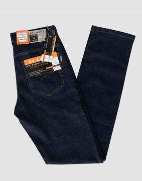 Spodnie Jeans Męskie Texasy Granatowe M791 W38 L36