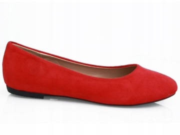 ЗАМШЕВЫЕ БАЛЛЕРИНЫ ЖЕНСКИЕ RED LIGHT SHOES 38