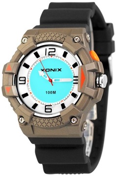 Duży Zegarek Analogowy XONIX WR100m Dla Chłopaka