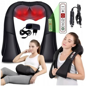 PODUSZKA MASUJĄCA CIAŁO KARK PLECY MASAŻER SHIATSU