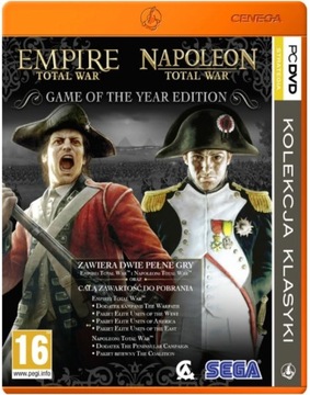 EMPIRE & NAPOLEON TOTAL WAR GOTY PL - nowa!