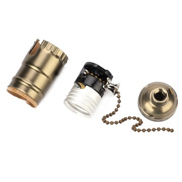 ВИНТАЖНАЯ МЕТАЛЛИЧЕСКАЯ ДЕКОРАТИВНАЯ ЛАМПА E27