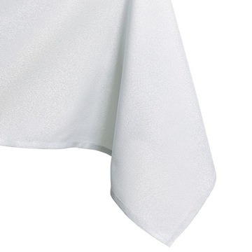 AmeliaHome Obrus plamoodporny okrągły 140cm Biały