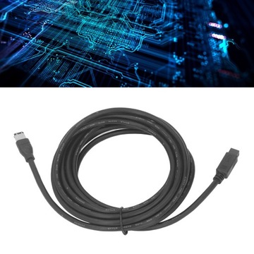 Сетевой кабель IEEE 1394, длина 14,8 футов, 800 Мбит/с, со вилкой