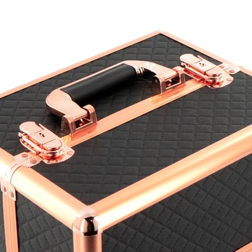 Косметичка СТЕГАНАЯ РОЗОВОЕ ЗОЛОТО для светильника