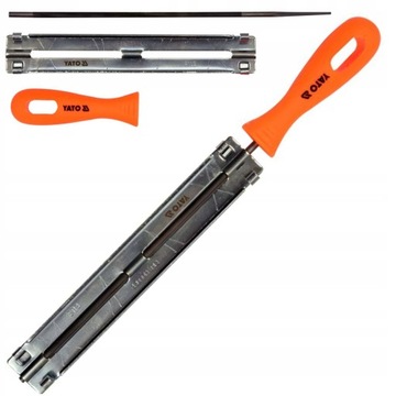 КОМПЛЕКТ ОСТРЫХ ЦЕПЕЙ YATO 4мм НАПИЛЬНИК 3 шт.