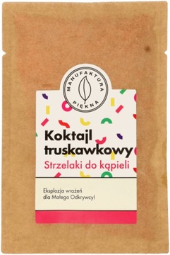 Strzelaki do kąpieli Manufaktura Piękna truskawkowe 30 g