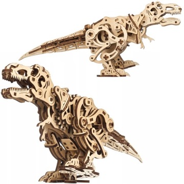 Puzzle 3D Tyranozaurus Drewniany model składany