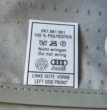 VW Caddy SB IV 2020-2024 Новый оригинальный комплект оконных штор