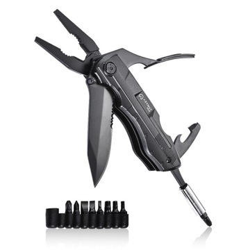 Multitool AZYMUT Gron 11 narzędzi 9 bitów kabura