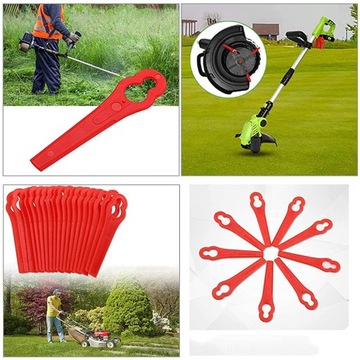 100SZT PLASTIKOWE OSTRZE DO KOSIARKA FRT18A FRT18A1