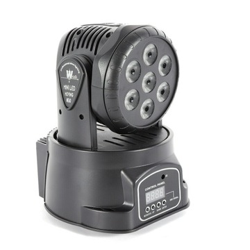 Сценический светильник RGBW LED с подвижной головкой